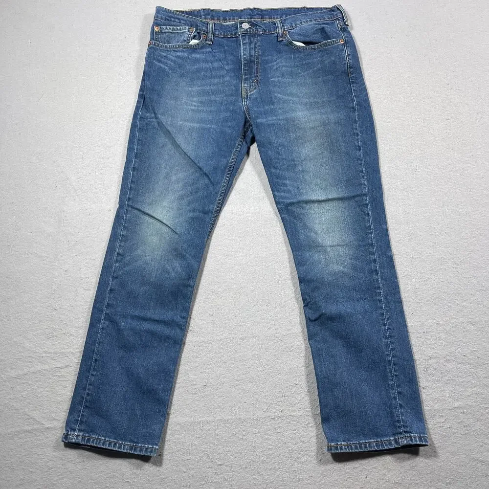 Levi's Mens 511 Straight Leg Stretch Jeans 36x28 Medium Blue Denim (38x30 tag)‎